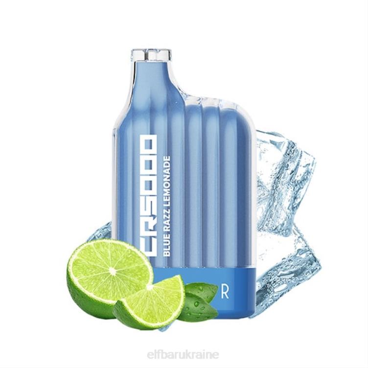ELFBAR Best Flavor Disposable Vape CR5000 Ice Series 866HL21 Blue Razz Lemonade