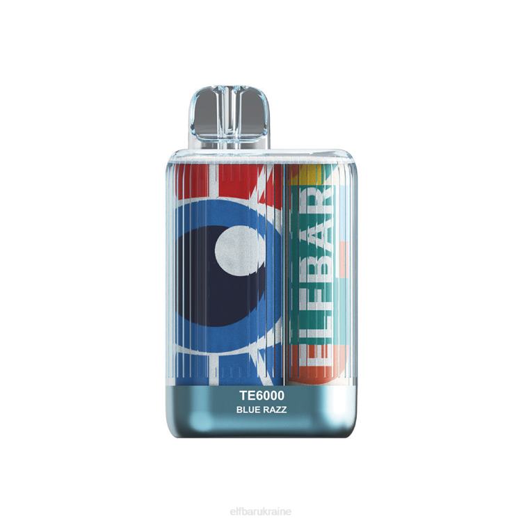 ELFBAR Best Flavor Disposable Vape TE6000 Blue Razz Ice 866HL24 Blue Razz Ice