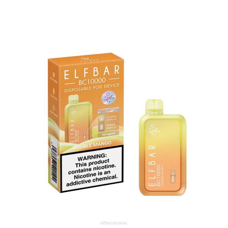 ELFBAR Disposable Vape New BC10000 10000Puffs 866HL39 Double Mango