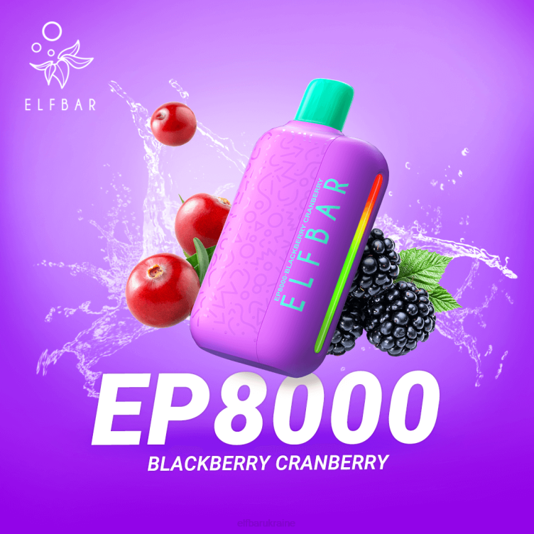 ELFBAR Disposable Vape New EP8000 Puffs 866HL64 Peach Berry