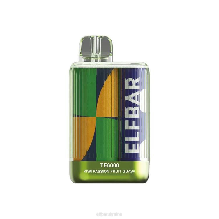 ELFBAR Disposable Vape TE6000 Puffs 866HL85 Juicy Peach