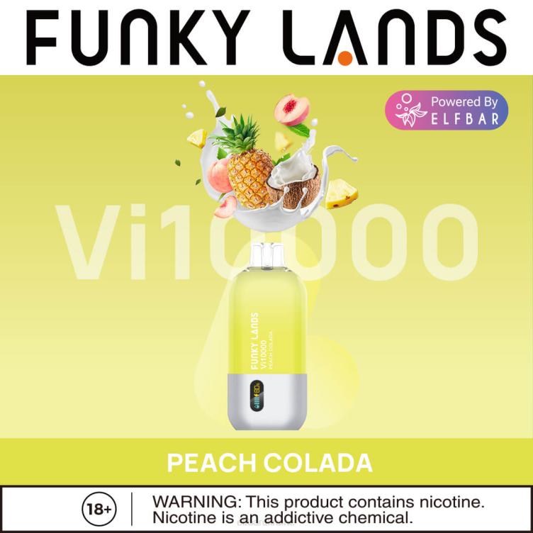 ELFBAR Funky Lands Best Flavor Disposable Vape Vi10000 Iced Series 866HL154 Watermelon Ice