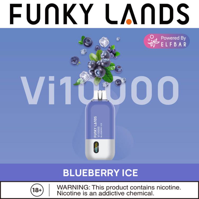 ELFBAR Funky Lands Disposable Vape Vi10000 Puffs 866HL159 Berry Mix