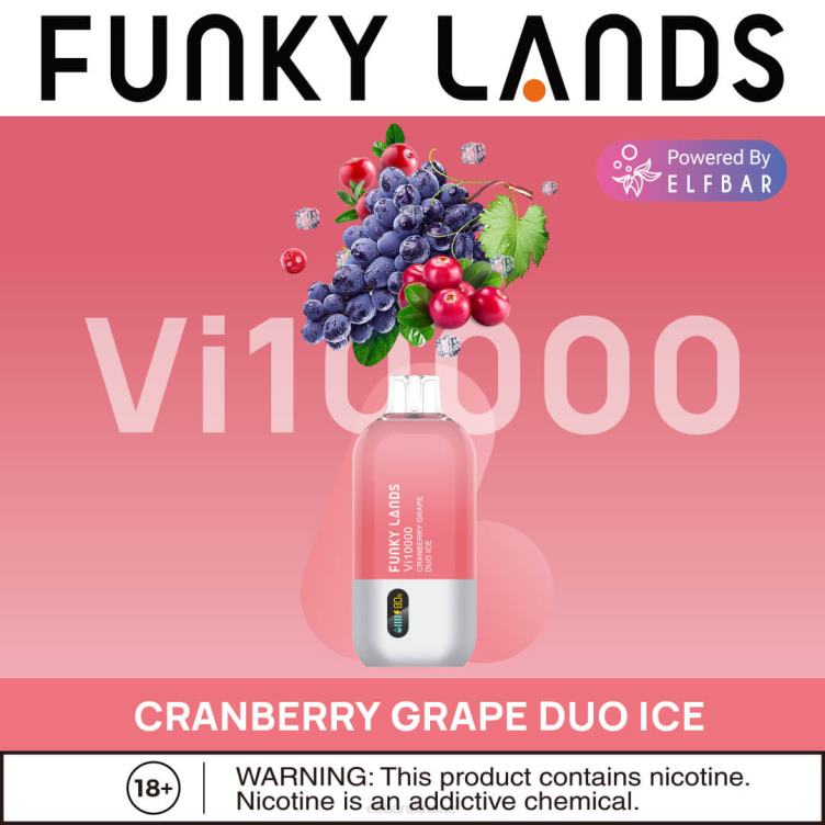 ELFBAR Funky Lands Disposable Vape Vi10000 Puffs 866HL164 Lemon Lime