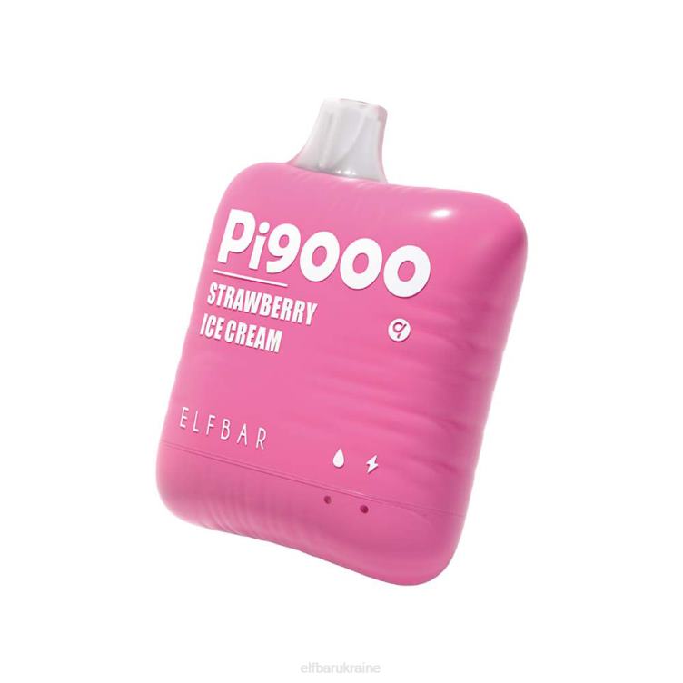 ELFBAR Pi9000 Disposable Vape 9000 Puffs 866HL119 Strawberry Ice Cream