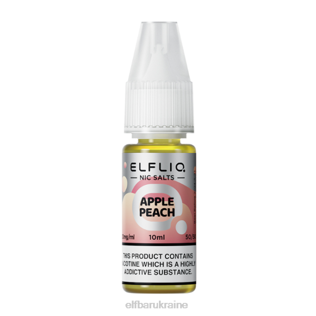 ELFBAR ELFLIQ Apple Peach Nic Salts - 10ml-10 mg/ml VZDZ219