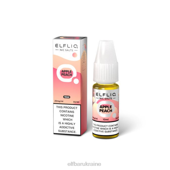 ELFBAR ELFLIQ Apple Peach Nic Salts - 20ml-20 mg/ml VZDZ220