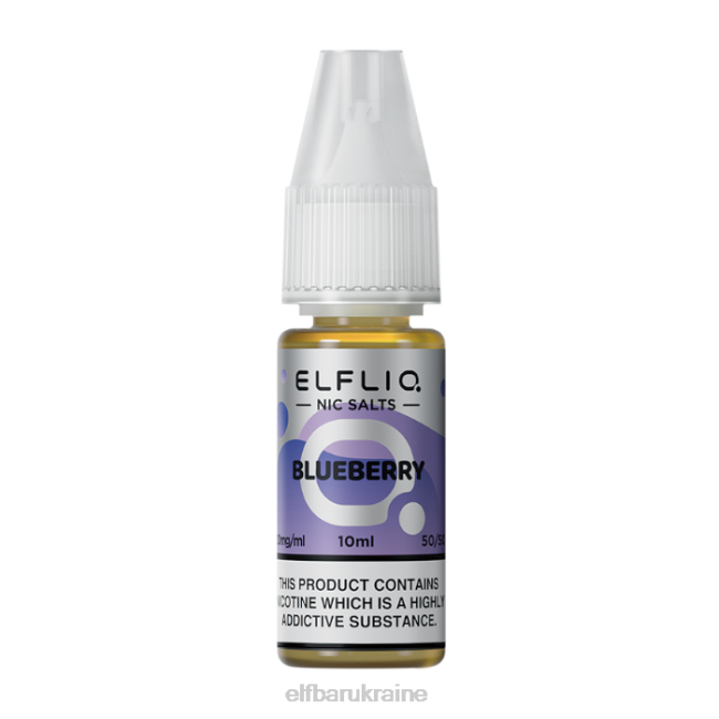 ELFBAR ELFLIQ Blueberry Nic Salts - 10ml-10 mg/ml VZDZ215