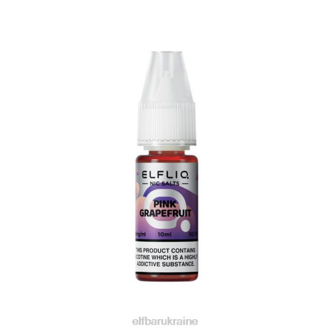 ELFBAR ELFLIQ Pink Grapefruit Nic Salts - 10ml-10 mg/ml VZDZ202