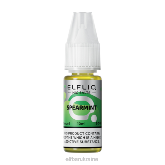 ELFBAR ELFLIQ Spearmint Nic Salts - 10ml-20 mg/ml VZDZ208