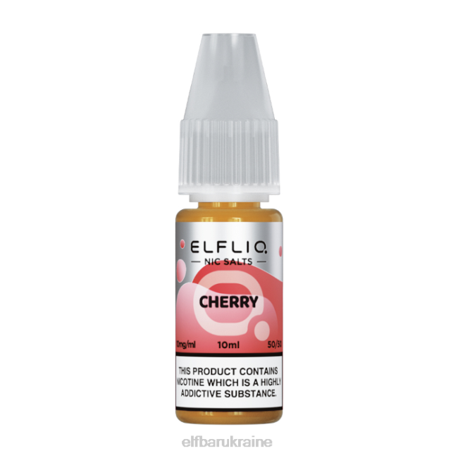 ELFBAR ElfLiq Nic Salts - Cherry - 10ml-10 mg/ml VZDZ199