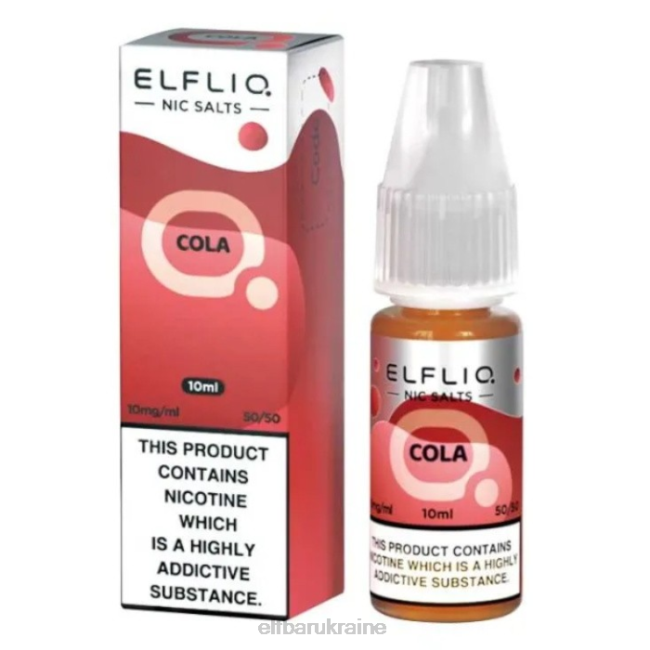 ELFBAR ElfLiq Nic Salts - Cola - 10ml-10 mg/ml VZDZ194