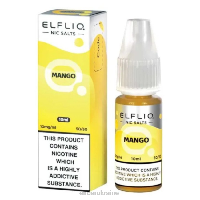 ELFBAR ElfLiq Nic Salts - Mango - 10ml-10 mg/ml VZDZ188