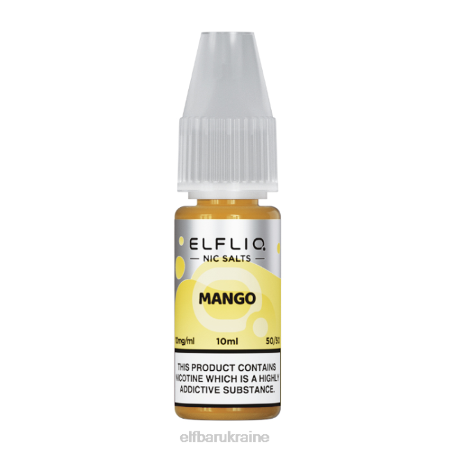 ELFBAR ElfLiq Nic Salts - Mango - 10ml-10 mg/ml VZDZ188