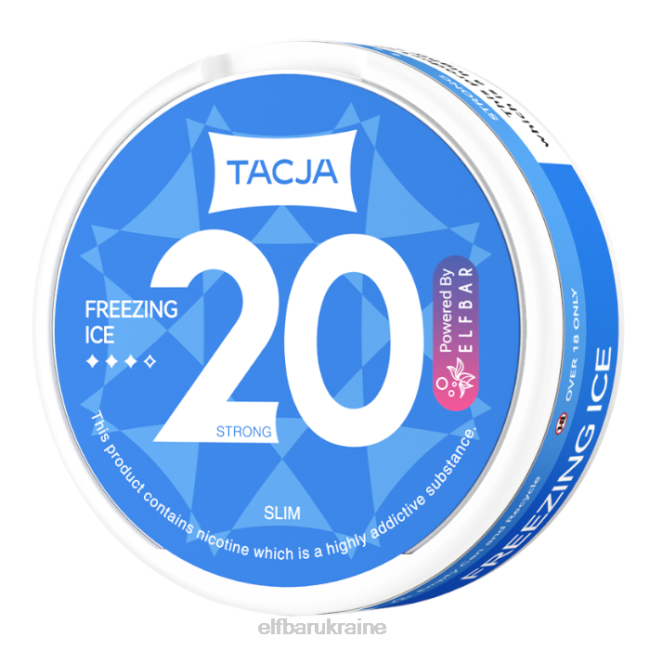 ELFBAR TACJA Nicotine Pouch - Freezing Ice - 1PK-18mg/g VZDZ229
