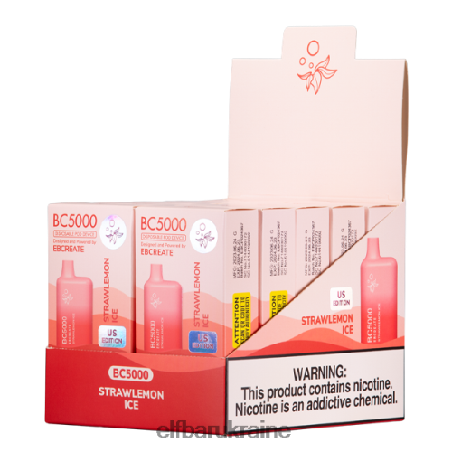 ELFBAR Strawberry Ice BC5000 Consumer - Single ZH46BL44