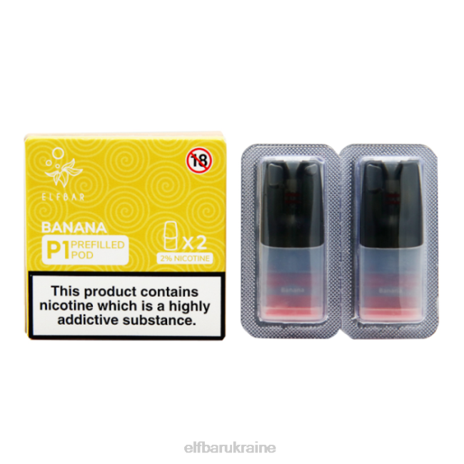 ELFBAR Mate 500 P1 Pre-Filled Pods - 20mg (2 Pack) Pineapple Ice VZDZ151
