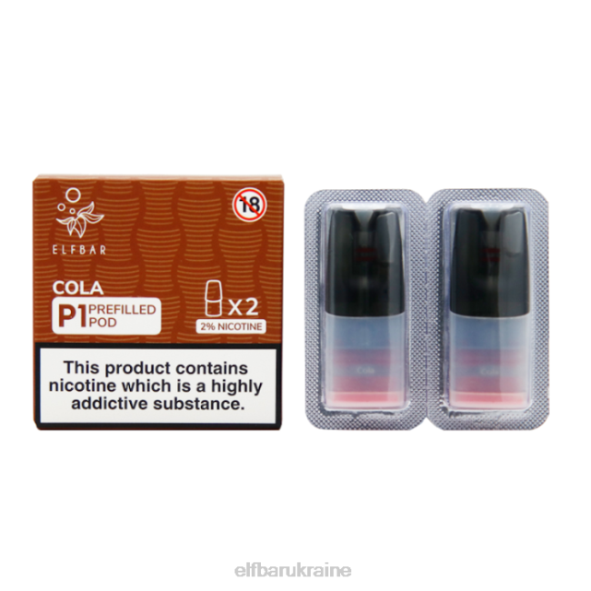 ELFBAR Mate 500 P1 Pre-Filled Pods - 20mg (2 Pack) VZDZ146 Strawberry