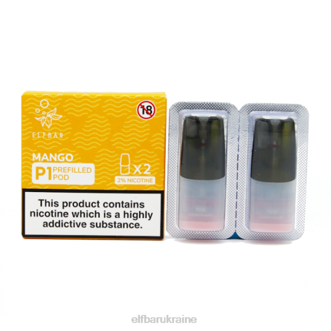 ELFBAR Mate 500 P1 Pre-Filled Pods - 20mg (2 Pack) VZDZ156 Cherry Ice